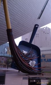 Big art called Big Sweep.