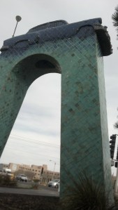 Sculpture named Cruising San Mateo.