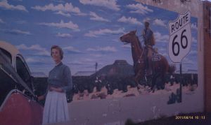 A cowboy and a lady.