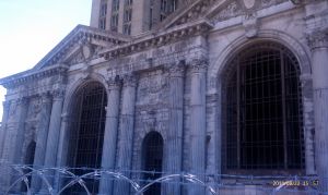 Abandoned train station in Detroit.