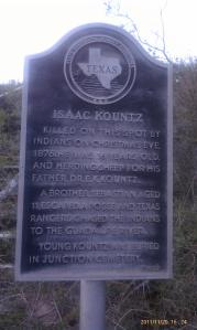 Isaac was killed on this spot.