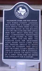 An early post office.