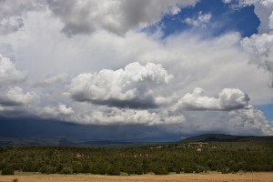Scenery of the Pecos National Monument.