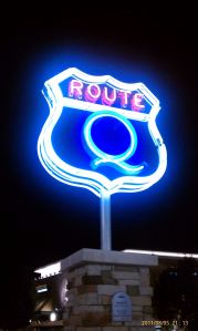 Q neon at ABQ Uptown.