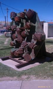 A drill bit for digging mines.