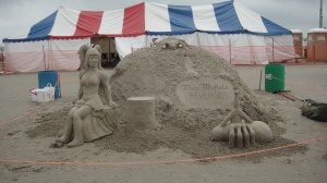 Look now, for today's art may be washed away tomorrow.