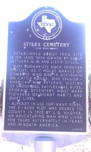 Frontier history summarized in the cemetery plots.