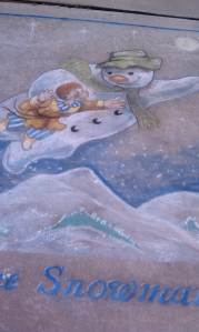 A fantasy winter scene.