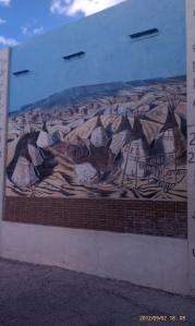 The first mural of Kermit history.