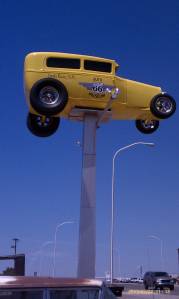 Drive this hot rod on Route 66.