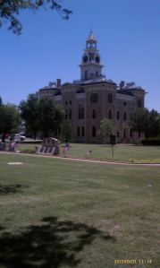 A courthouse on the square.