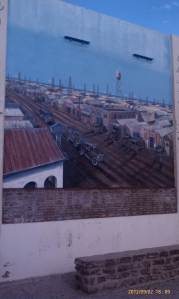 Oil takes over a town.