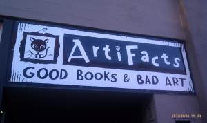 Claims good books and bad art.