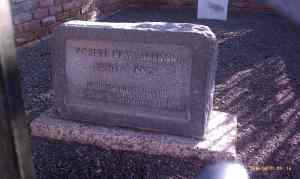 Robert C. Allison grave and marker.