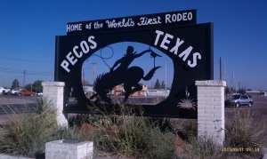 The World's first rodeo was held here.