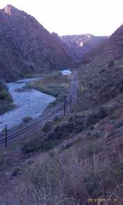 The Royal Gorge Route tracks lay below.
