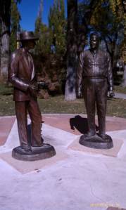 Manhattan Project giants stand here.
