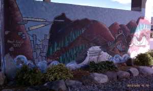 Part II of the River Station Mural Project.