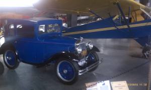 A matching car and plane, just the right size.