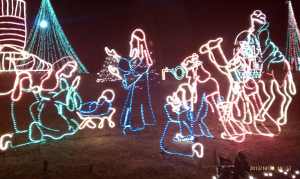 The story told in lights.