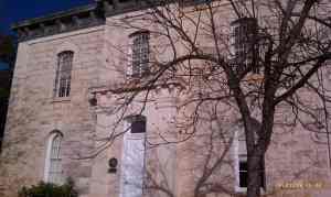 The old jail house of Burnet County.