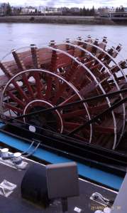 A big paddle wheel for a big river boat.