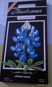 The seventh wildflowers mural features bluebonnets.