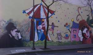 Part one of three depicting the arts.