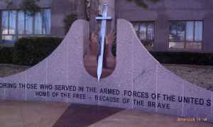 A thank you for their service.