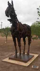 Kind of looks like a steampunk horse.