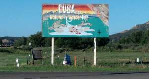 An advertisement for tourists.