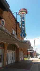 Theater sign from days past.
