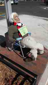 Sleeping on the scarey job.