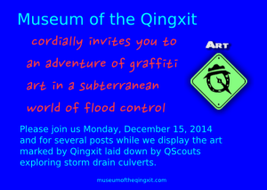 An invitation to art and adventure.