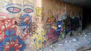 A mural by many artists.