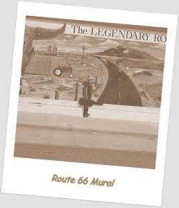 The Legendary Road mural.