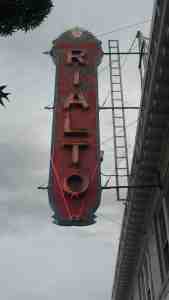 Grab a pizza at the old movie theater.