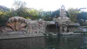 Not exactly matched well with the river.