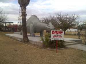 Alley Oop's pet dinosaur, Dinny.