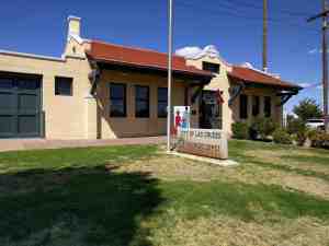 The Las Cruces Railroad Depot.