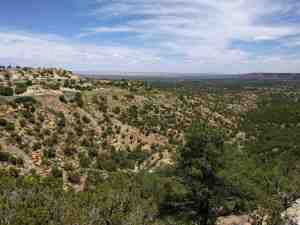 A view to the north.