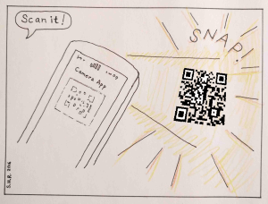 What will the QR code reveal?