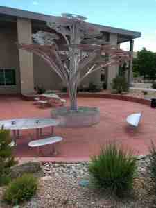 It's an ARTificial tree!