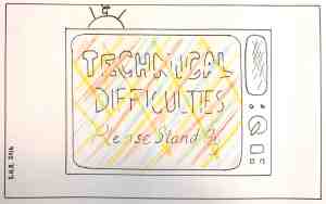 You probably thought that was just an old black and white television set.