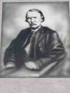 In this portrait, Carson looks a bit perturbed.