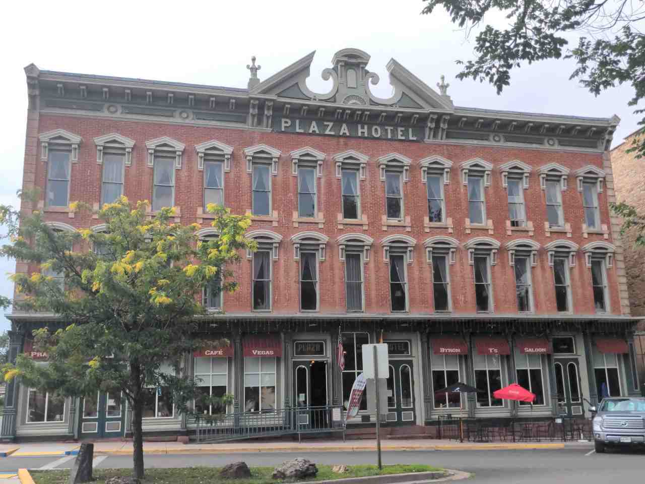 Front of Plaza Hotel.